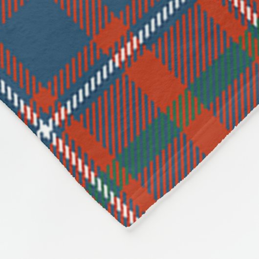 Cameron of Lochiel Kariert Fleecedecke (Ecke)