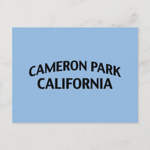 Cameron Park California Postkarte
