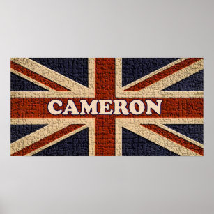Cameron ~ Politische Wahlen in Großbritannien Poster