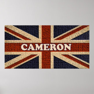 Cameron ~ Politische Wahlen in Großbritannien Poster