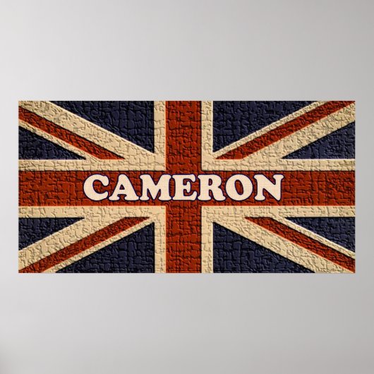 Cameron ~ Politische Wahlen in Großbritannien Poster (Vorne)