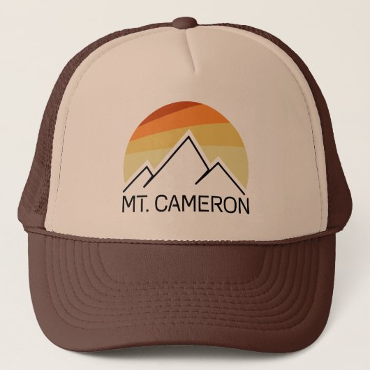 Cameron Retro Truckerkappe (Vorderseite)