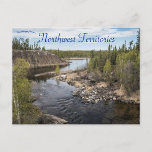 Cameron River Ingraham Trail Northwest Territories Postkarte