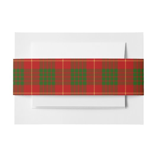 Cameron Scottish Tartan Belly Band (Vorderseite Beispiel)