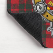 Cameron Tartan & Abzeichen Mousepad (Ecke)
