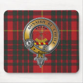 Cameron Tartan & Abzeichen Mousepad (Vorne)