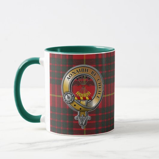 Cameron Tartan & Abzeichen Tasse (Links)