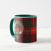 Cameron Tartan & Abzeichen Tasse (Vorderseite Links)