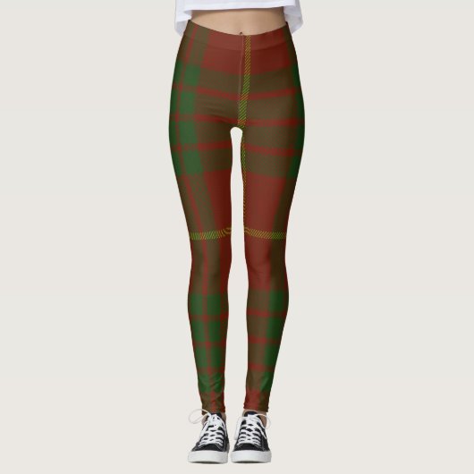 Cameron Tartan Clan Kariert Leggings (Vorderseite)