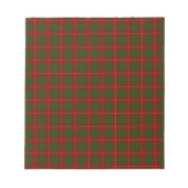 Cameron Tartan Notizblock (Vorderseite)