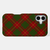 Cameron-Tartan rot grün kariert iPhone Hülle (Rückseite (Horizontal))
