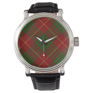 Cameron Tartan Rot kariert Armbanduhr