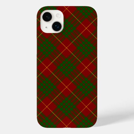 Cameron Tartan Rot kariert Case-Mate iPhone Hülle (Rückseite)