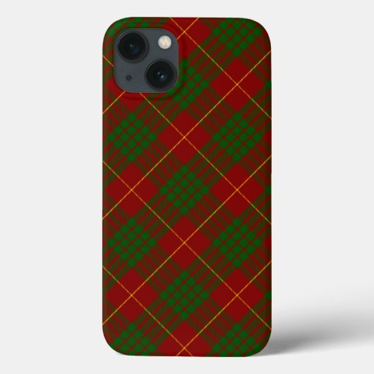 Cameron Tartan Rot kariert Case-Mate iPhone Hülle (Rückseite)