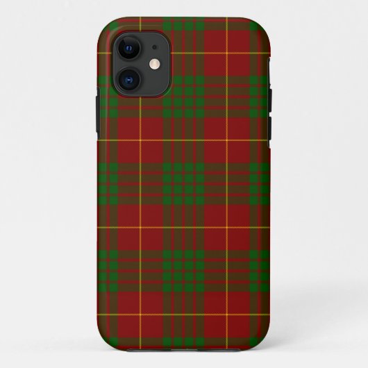 Cameron Tartan Rot kariert Case-Mate iPhone Hülle (Rückseite)