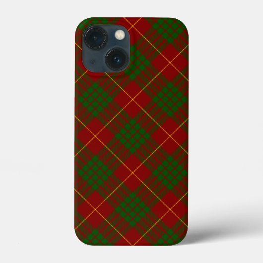 Cameron Tartan Rot kariert Case-Mate iPhone Hülle (Rückseite)