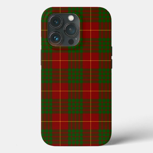 Cameron Tartan Rot kariert Case-Mate iPhone Hülle (Rückseite)