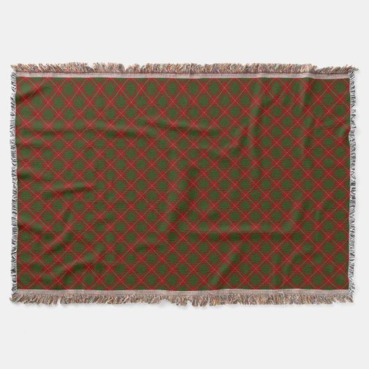Cameron Tartan Rot kariert Decke (Vorderseite)
