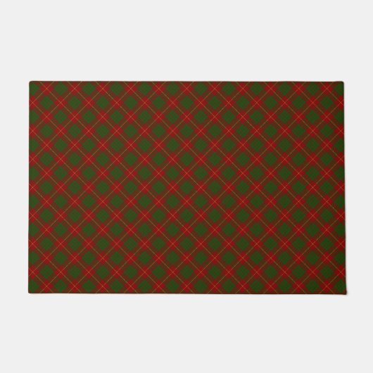 Cameron Tartan Rot kariert Fußmatte (Vorderseite)