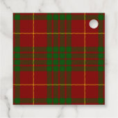 Cameron Tartan Rot kariert Geschenkanhänger (Rückseite)