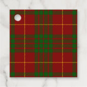 Cameron Tartan Rot kariert Geschenkanhänger (Vorderseite)