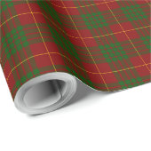 Cameron Tartan Rot kariert Geschenkpapier (Rolleneckpunkt)