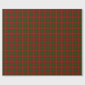 Cameron Tartan Rot kariert Geschenkpapier (Flach)