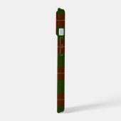 Cameron Tartan Rot kariert iPhone 15 Hülle (Linke Seite)