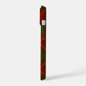 Cameron Tartan Rot kariert iPhone 15 Hülle (Linke Seite)