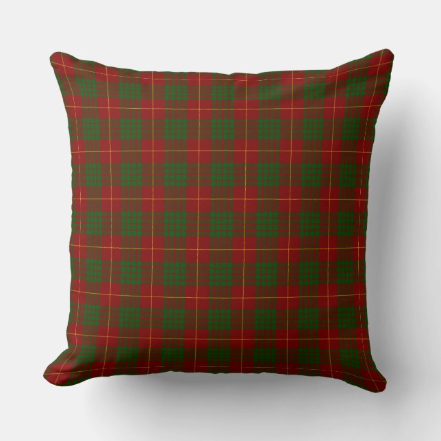 Cameron Tartan Rot kariert Kissen (Vorderseite)