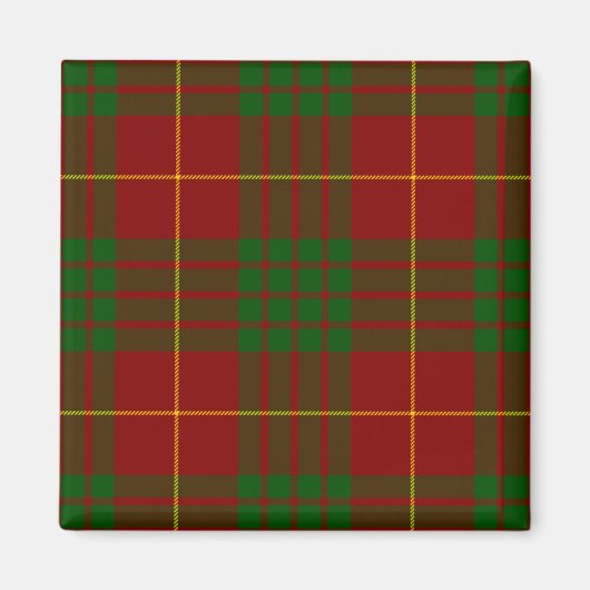 Cameron Tartan Rot kariert Magnet (Vorne)