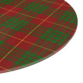Cameron Tartan Rot kariert Schneidebrett (Ecke)