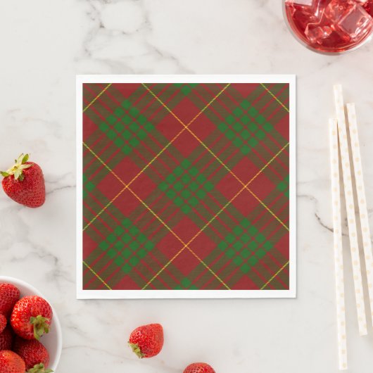 Cameron Tartan Rot kariert Serviette (Beispiel)