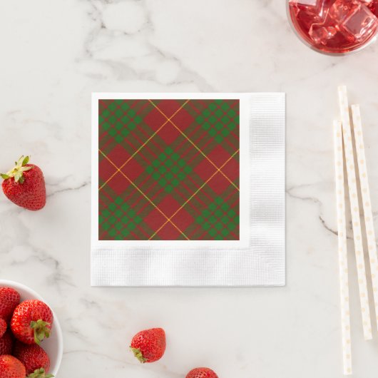 Cameron Tartan Rot kariert Serviette (Beispiel)