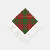 Cameron Tartan Rot kariert Serviette (Ecke)