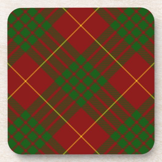 Cameron Tartan Rot kariert Untersetzer (Vorderseite)