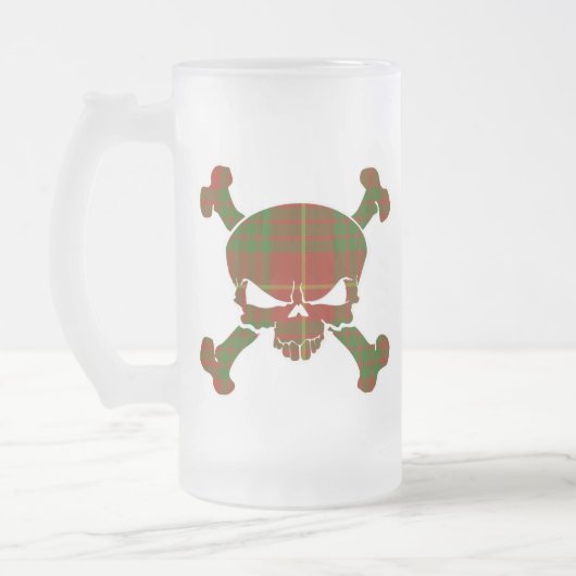 Cameron Tartan Skull No Banner Tasse (Links)