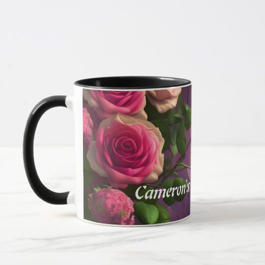 Camerons Morgen-Tee Personalisiert anpassbar Tasse (Links)