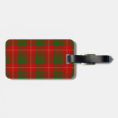 Camerontartan-Muster Gepäckanhänger (Rückseite horizontal)