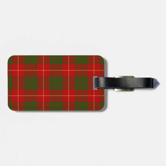 Camerontartan-Muster Gepäckanhänger (Rückseite horizontal)