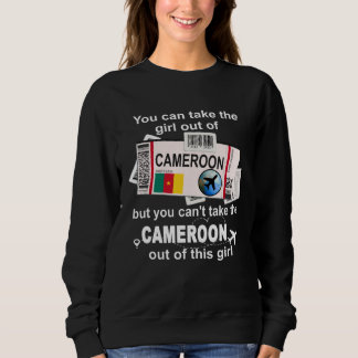 Cameroon Boarding Pass  Cameroon Girl  Cameroon Sweatshirt