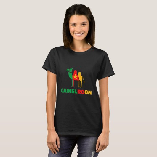 Cameroon Camel Pun T-Shirt (Vorne ganz)