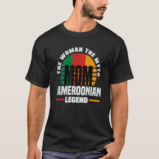 Cameroon Cameroonian Cameroon Flag Mothers Day  1 T-Shirt (Vorderseite)