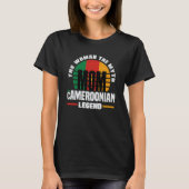 Cameroon Cameroonian Cameroon Flag Mothers Day 1 T-Shirt (Vorderseite)