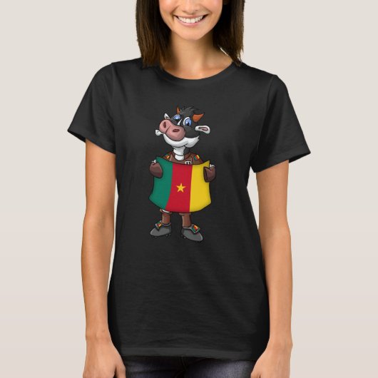 Cameroon Cow Fan T-Shirt (Vorderseite)