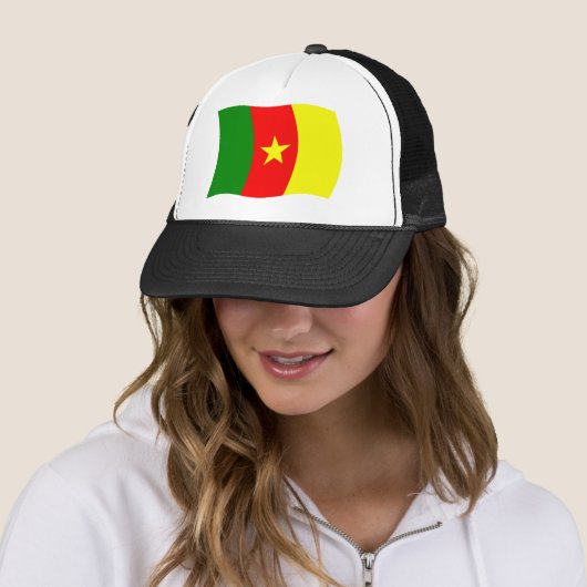 Cameroon Flag Hat Truckerkappe (Beispiel)