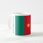 CAMEROON FLAG KAFFEETASSE (Vorderseite Links)