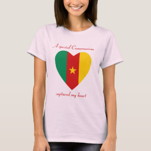 Cameroon Flag Sweetheart T - Shirt