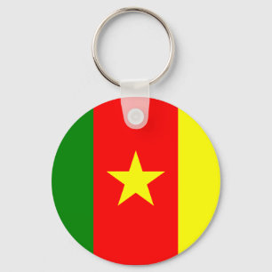 Cameroon-Flaggen-Schlüsselanhänger Schlüsselanhänger