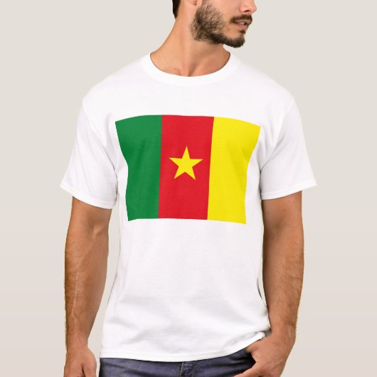 Cameroon-Flaggen-T - Shirt (Vorderseite)